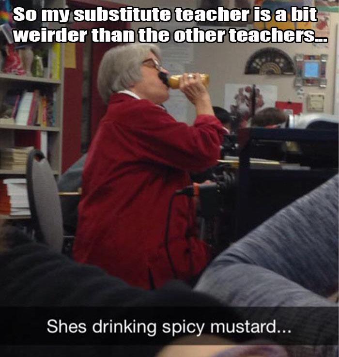 weird teacher