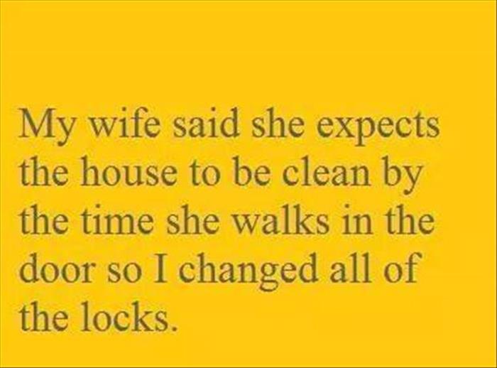 wife says