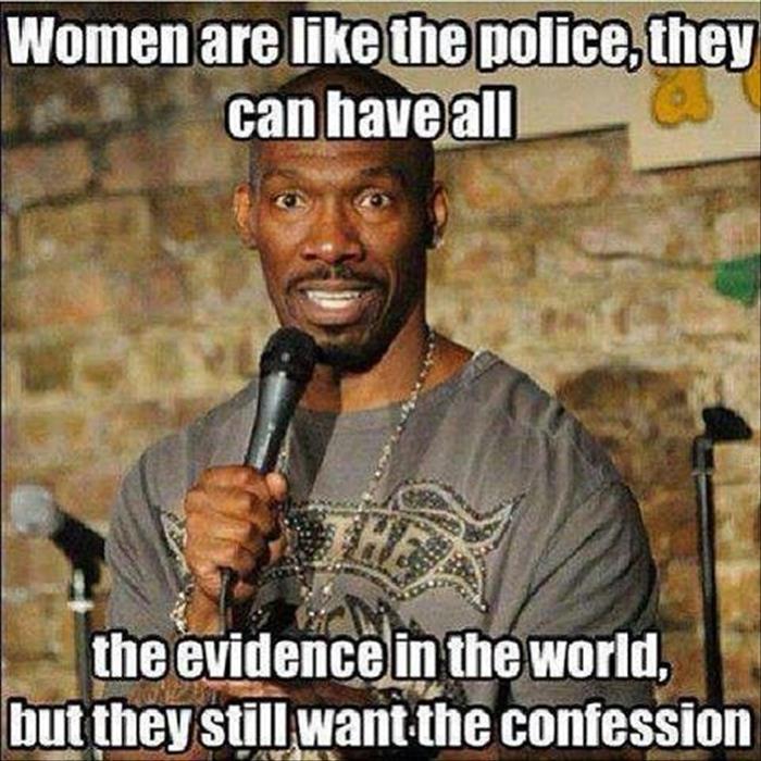 women are like the police