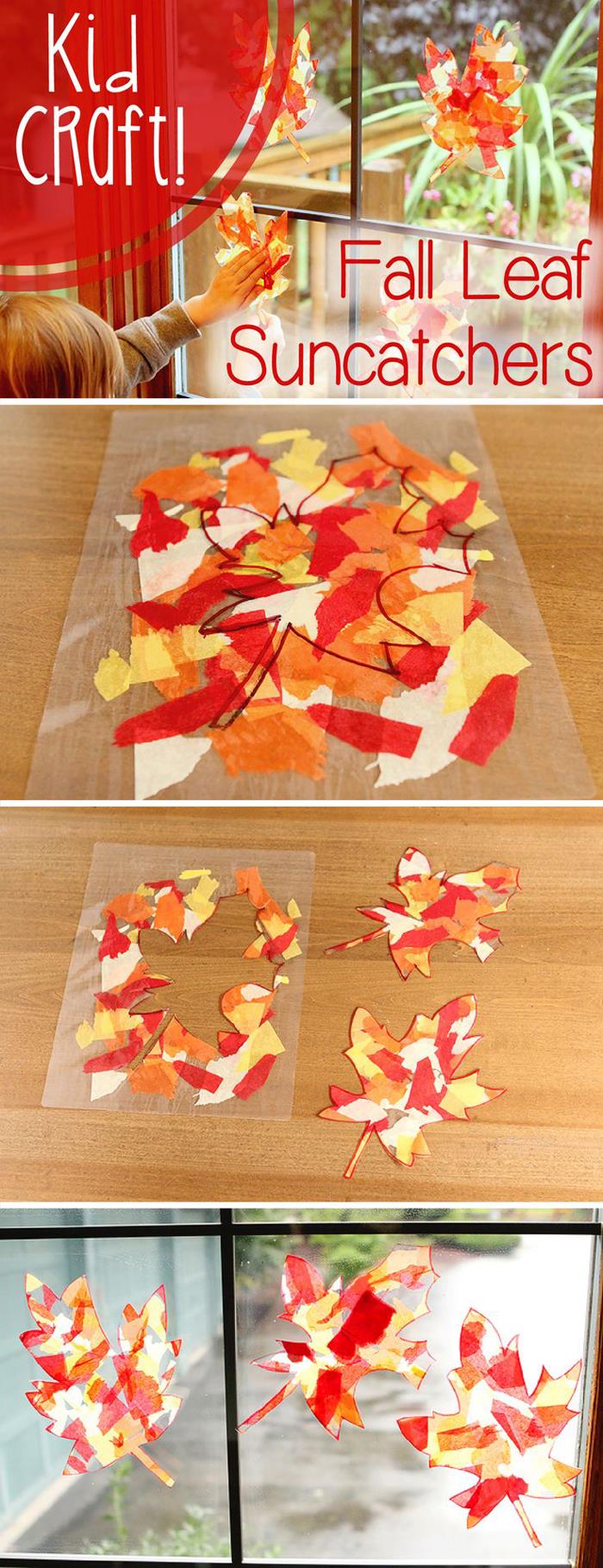 Beautiful Leaf Suncatchers