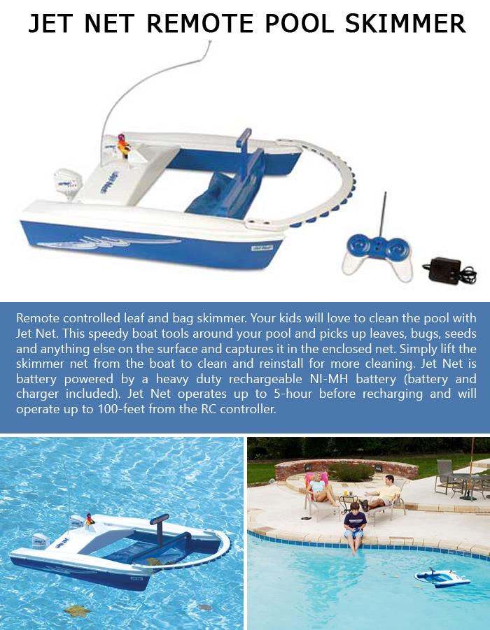 Jet Net Remote Pool Skimmer