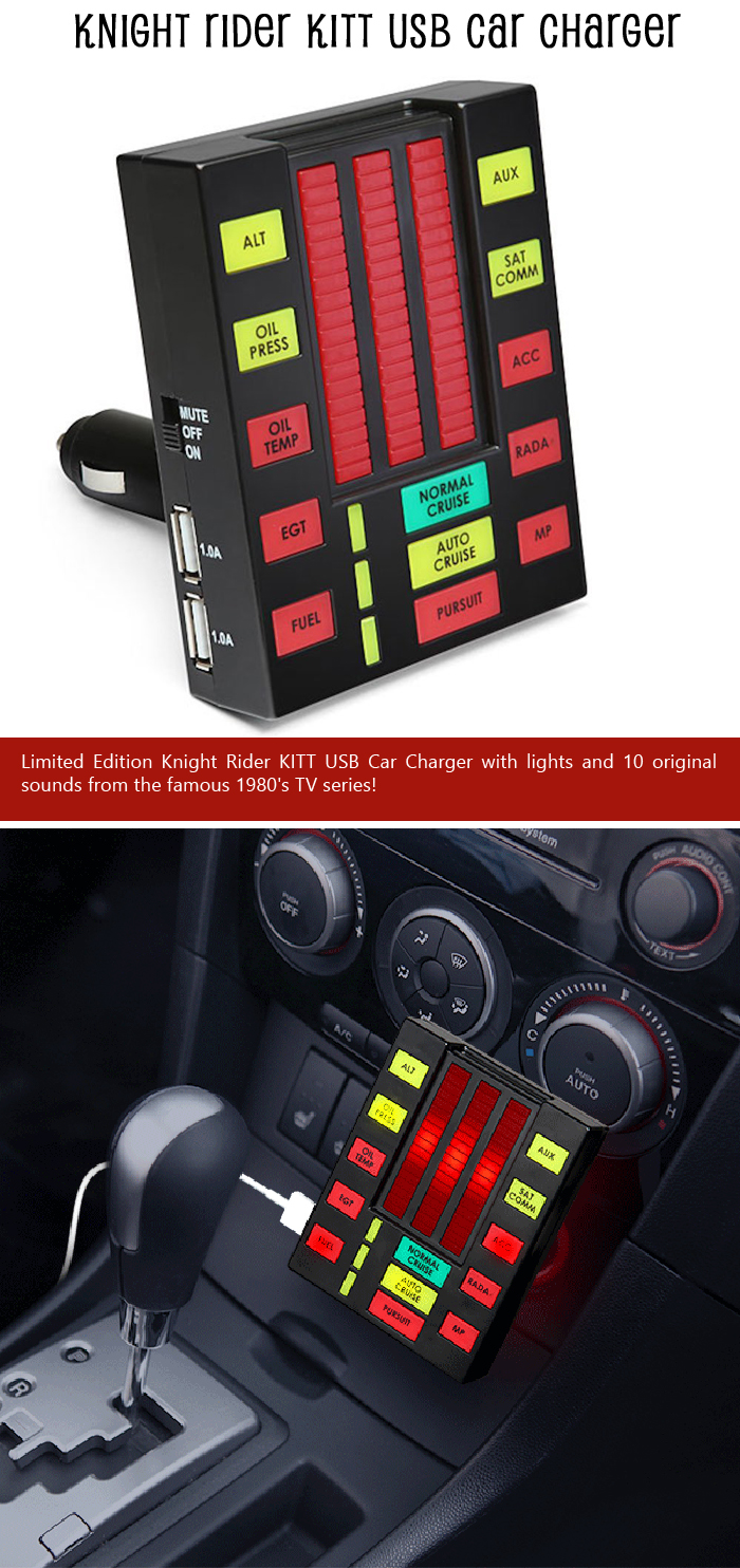 Knight Rider Kitt USB Car Charger
