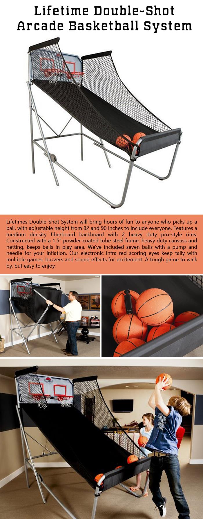 Lifetime Double-Shot Arcade Basketball System