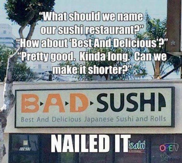 bad sushi