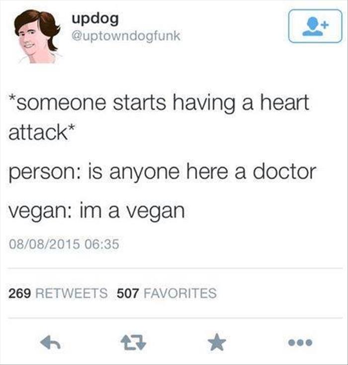 funny vegan