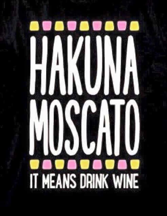 it means drink wine