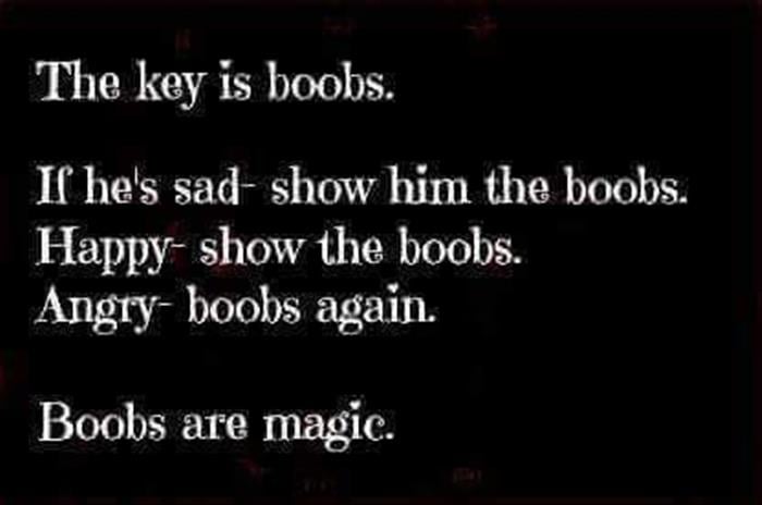 the boobs are magic