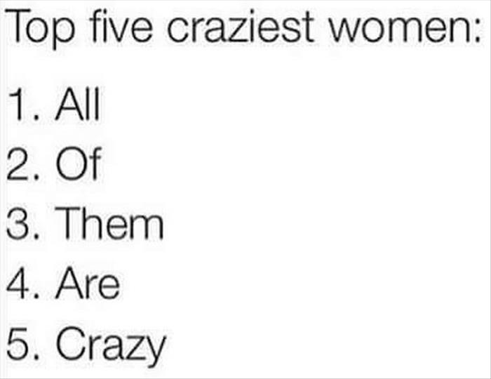 women are crazy