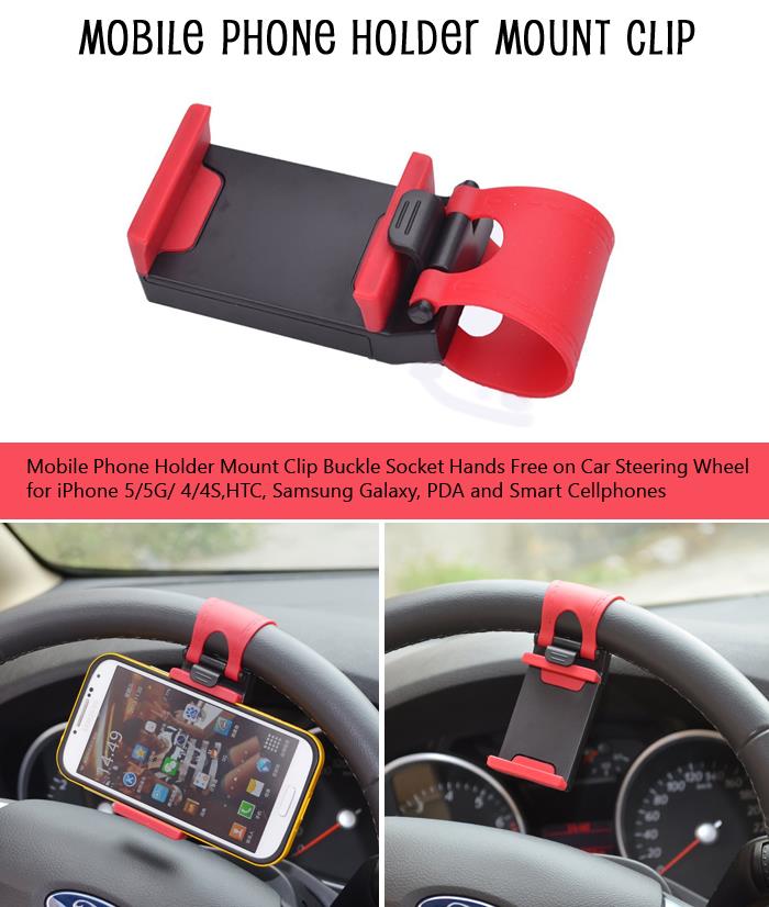 Mobile Phone Holder Mount Clip