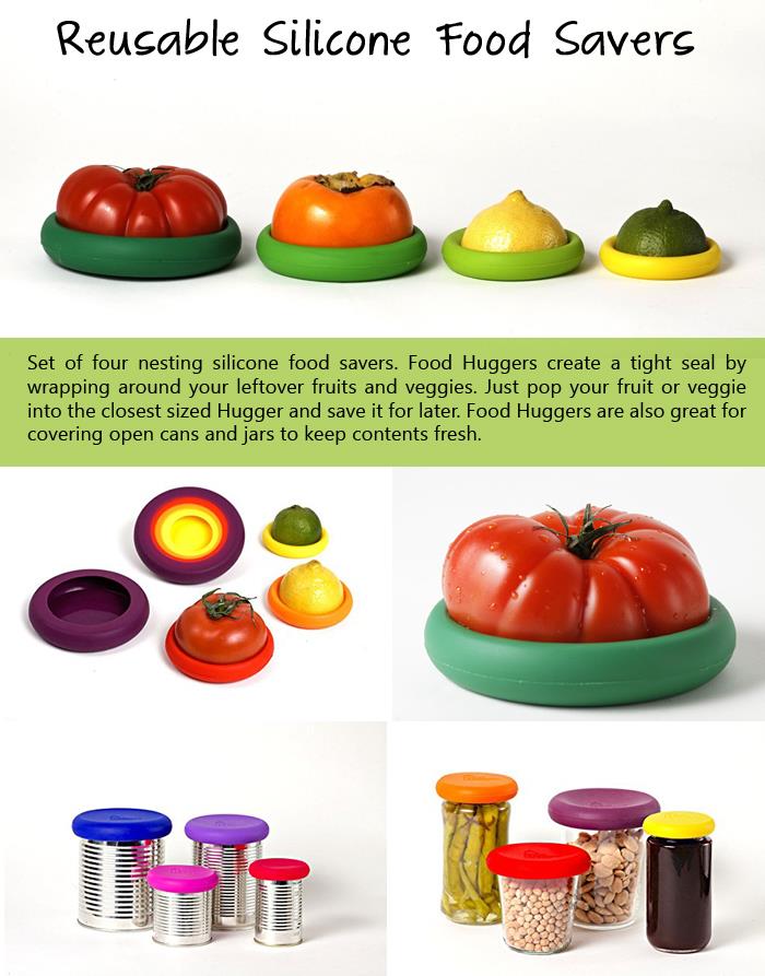 Reusable Silicone Food Savers