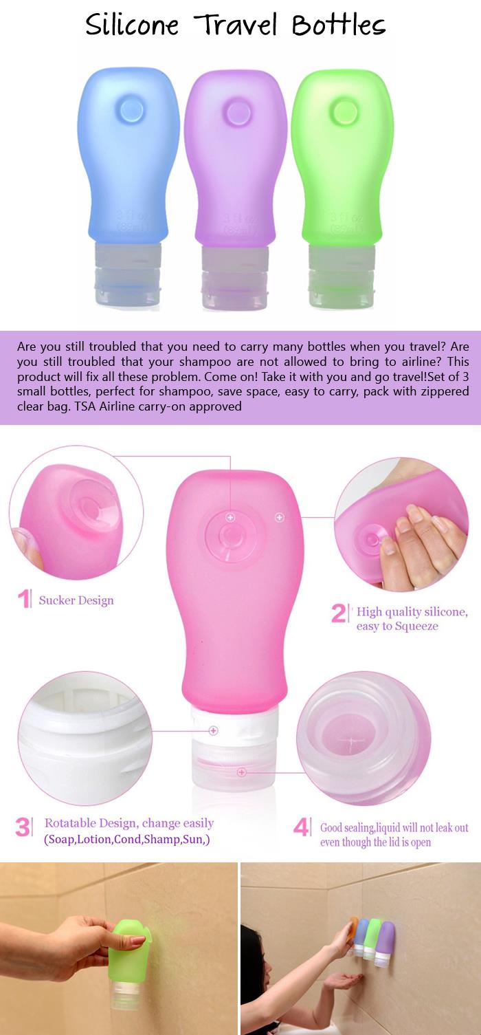 Silicone Travel Bottles