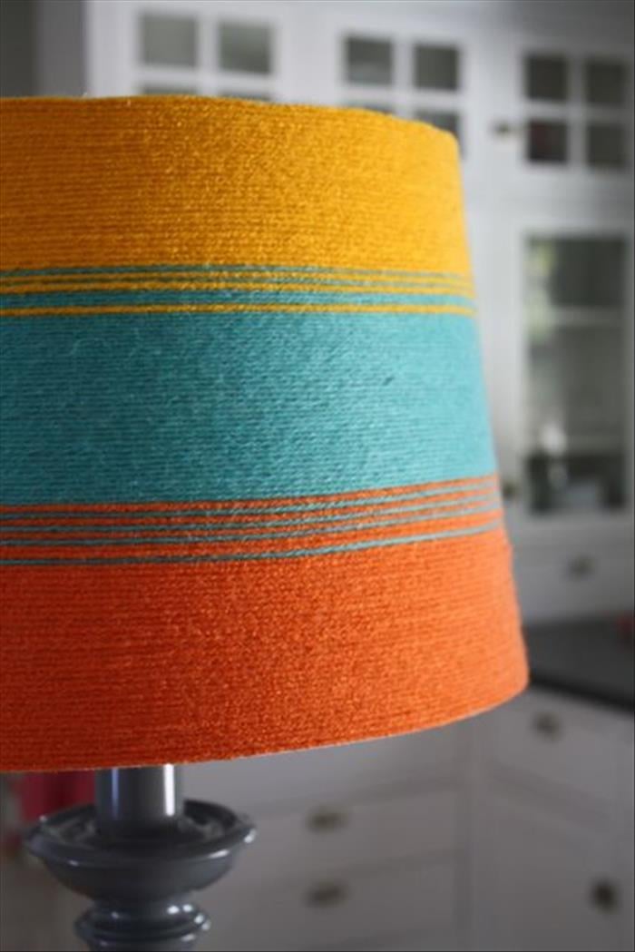 Yarn Ombre Lampshade