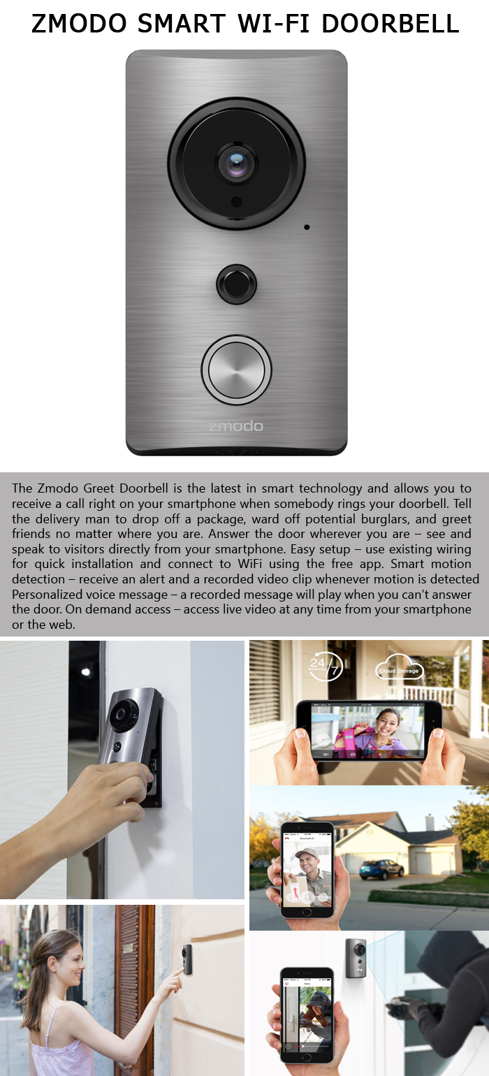 Zmodo Smart Wi-Fi Doorbell