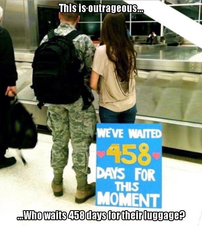 a guy waits for luggage