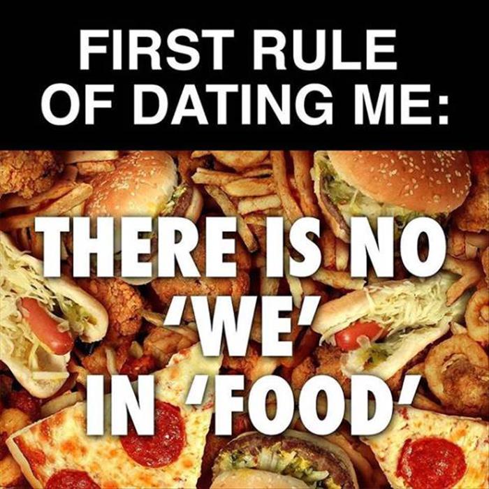 first rule in dating me