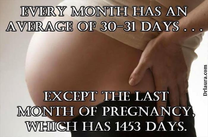 last month of pregnancy
