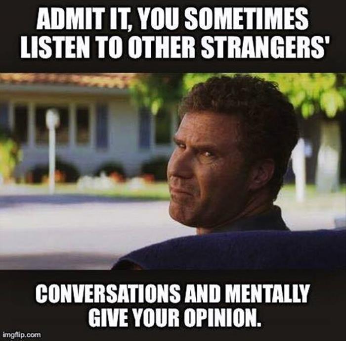 listening to people