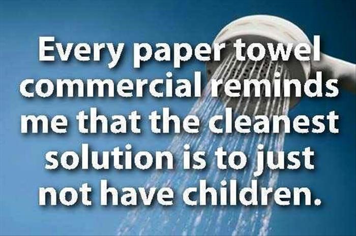 paper towel commercials