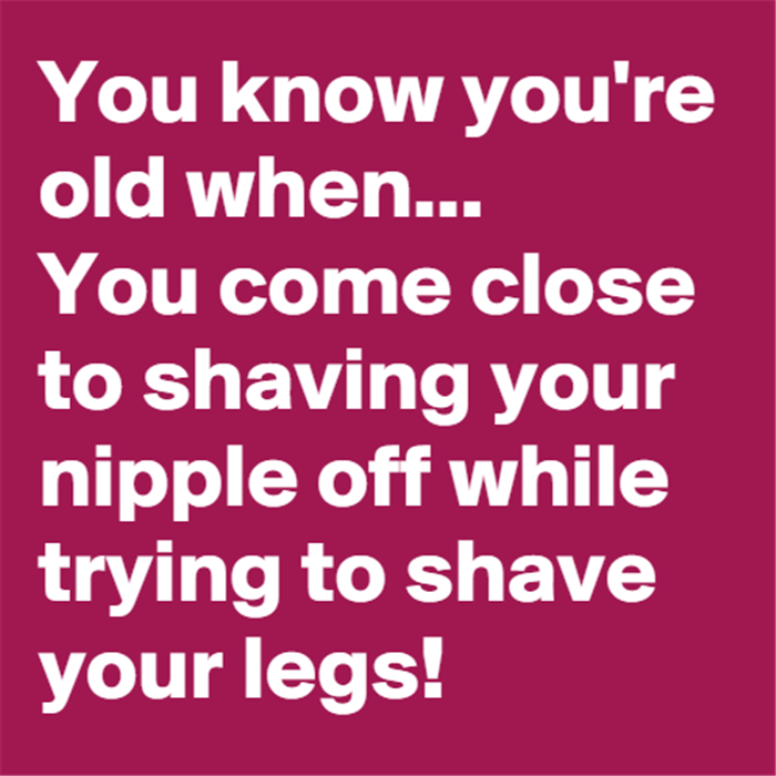 shaving your nipple off