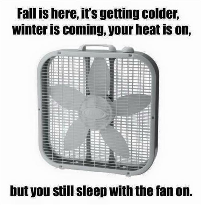 sleep with a fan