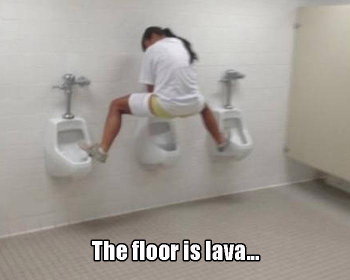 the floor is lava