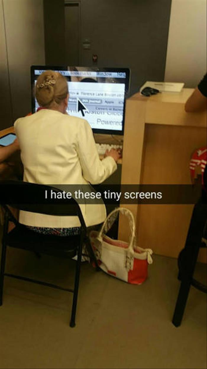 tiny screens