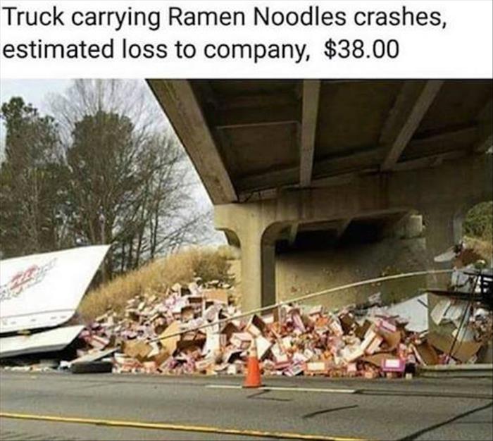 truck crashes