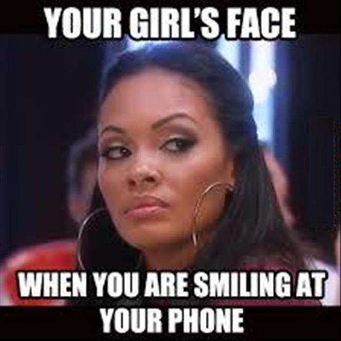 your girls face