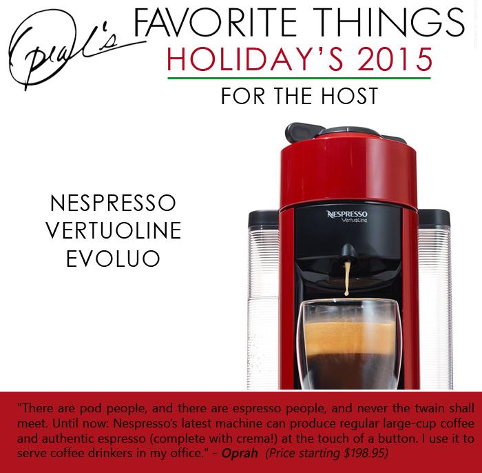 1 Oprah's Favorite Things- Nespresso VertuoLine Evoluo