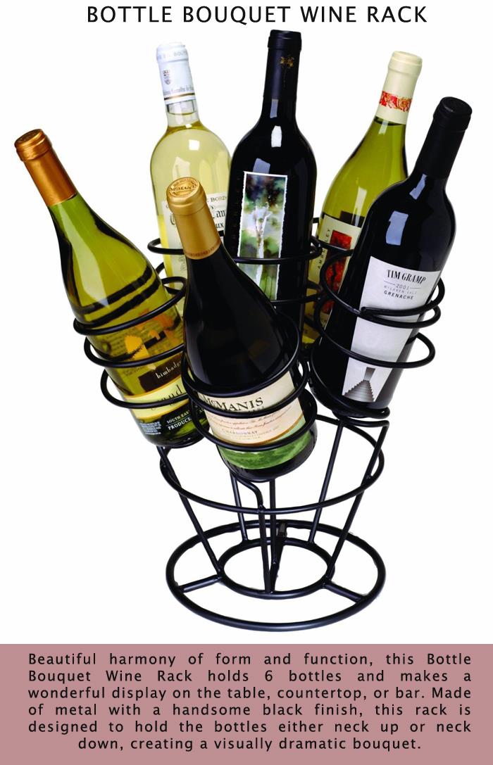 Bottle Bouquet Wine Rack