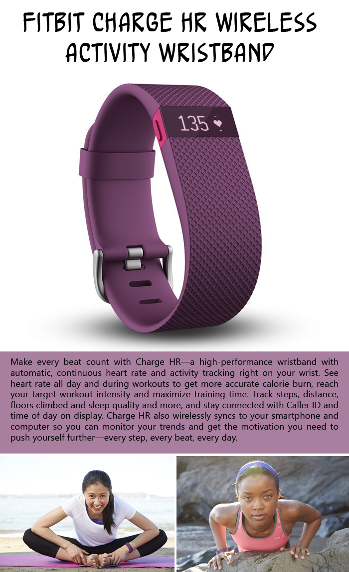 Fitbit Charge HR Wireless Activity Wristband