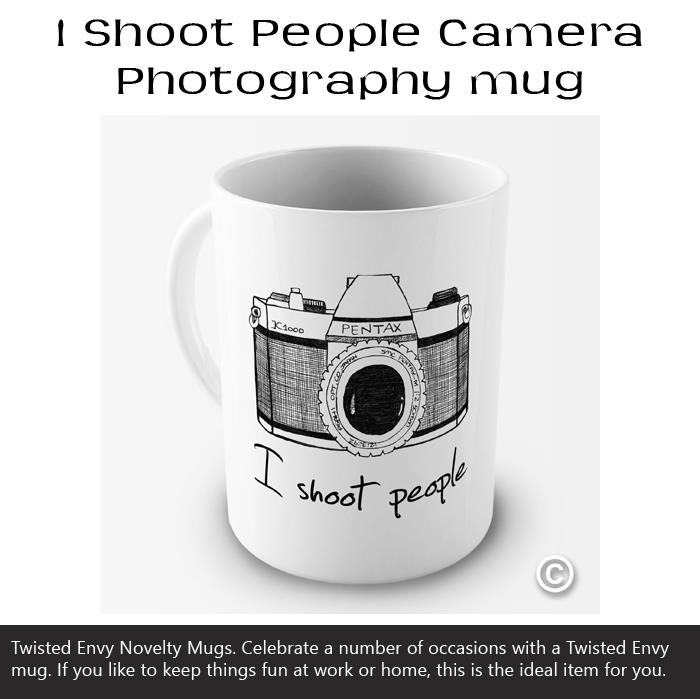 I Shoot People Camera Photography Mug