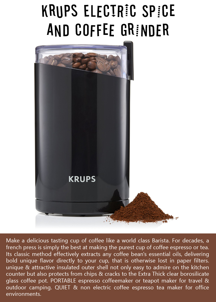 KRUPS Electric Spice and Coffee Grinder