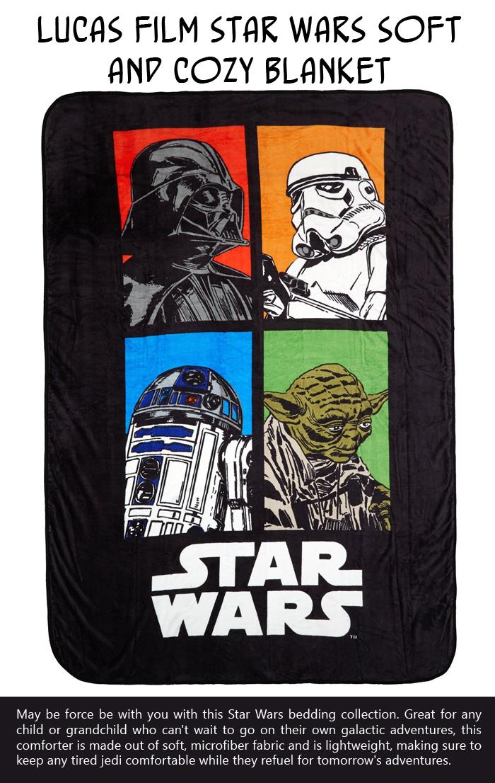 Lucas Film Star Wars Soft and Cozy Blanket