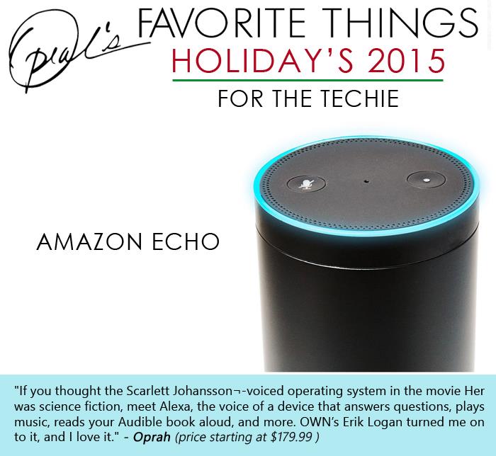 Oprah's Favorite Things- Amazon Echo