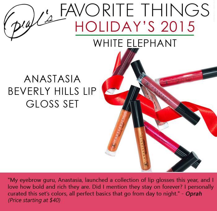 Oprah's Favorite Things - Anastasia Beverly Hills lip gloss set