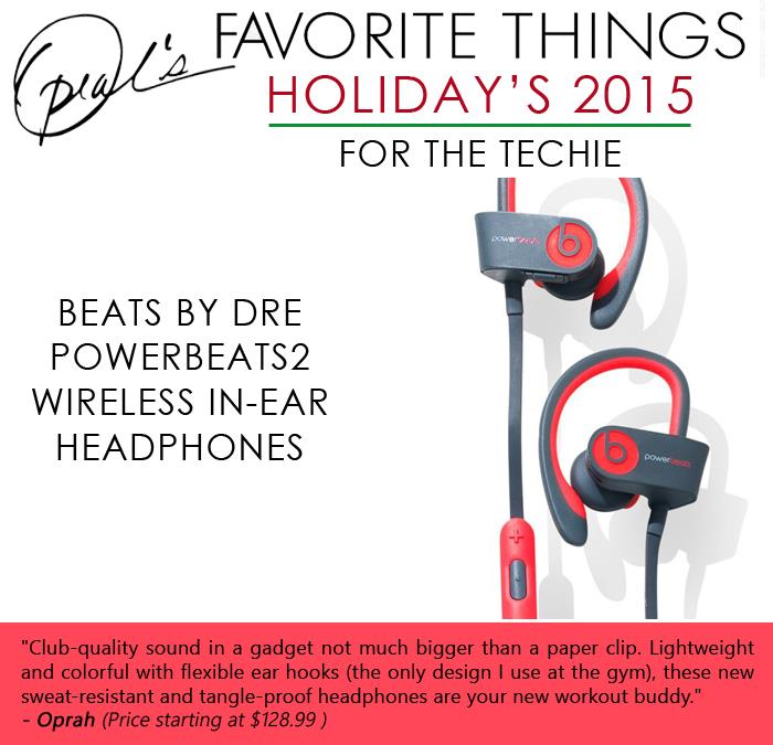 Oprah's Favorite Things -Beats by Dre Pwerbeats2 wireless in-ear headphones