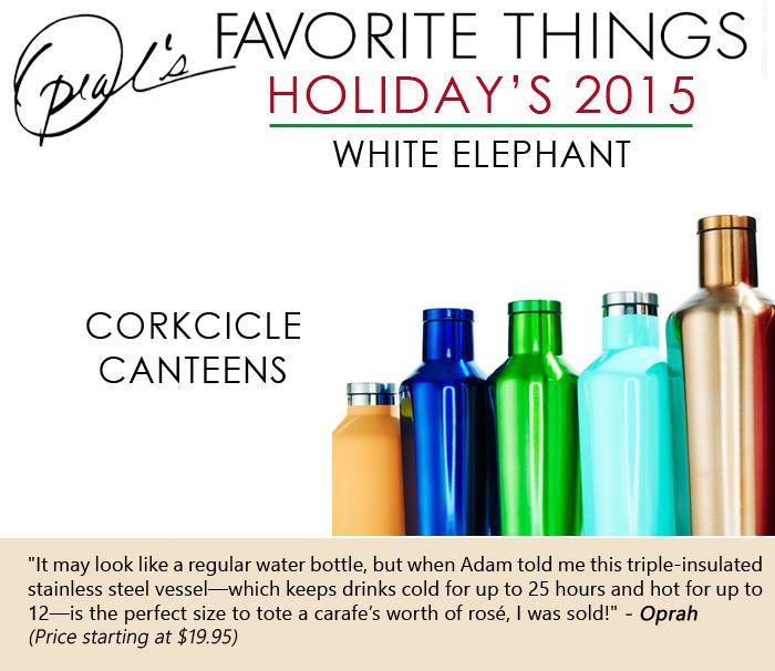 Oprah's Favorite Things- Corkcicle Canteens