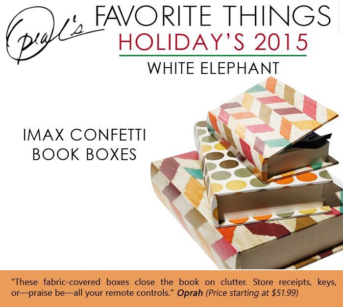 Oprah's Favorite Things- IMAX Confetti book boxes