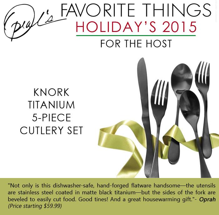 Oprah's Favorite Things - Knork titanium 5-piece cutlery set