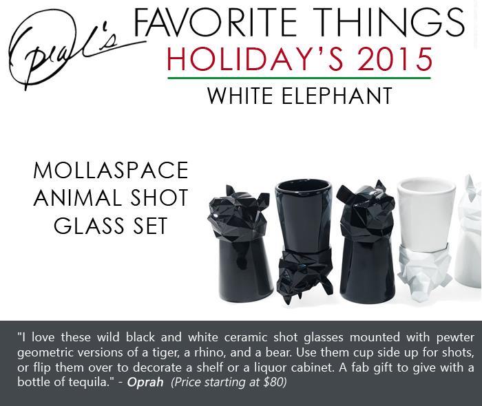 Oprah's Favorite Things- Mollaspace animal shot glass set