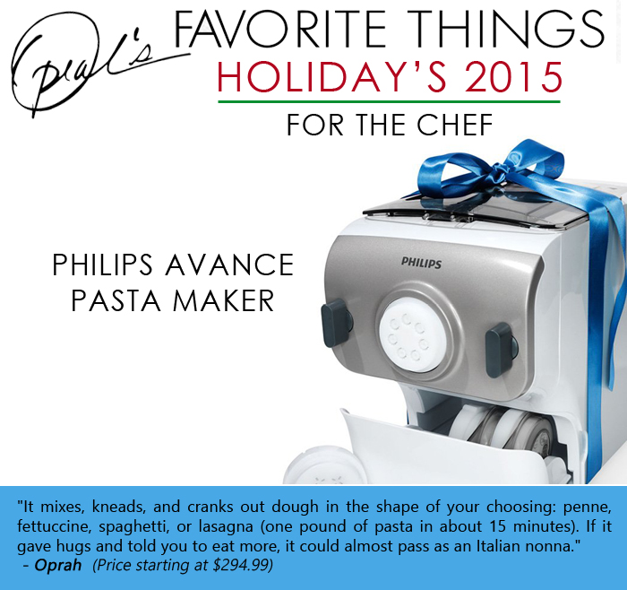 Oprah's Favorite Things- Philips Avance pasta maker