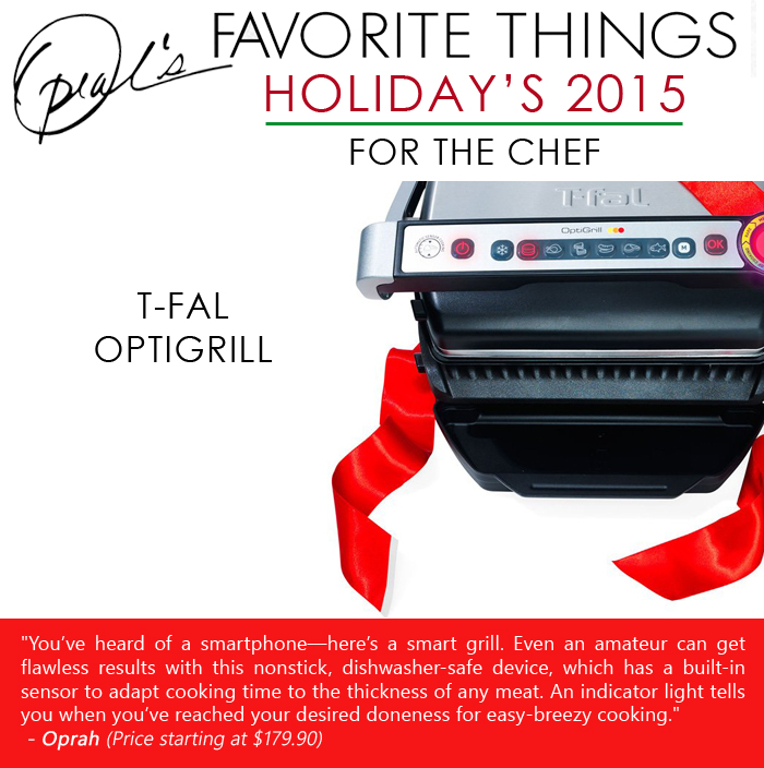 Oprah's Favorite Things- T-fal OptiGrill