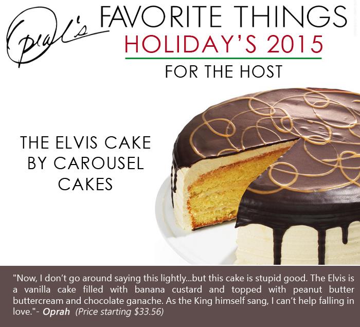 Oprah's Favorite Things - The Elvis Cake by Carousel Cakes