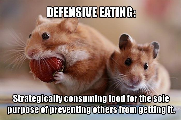 defensive eating