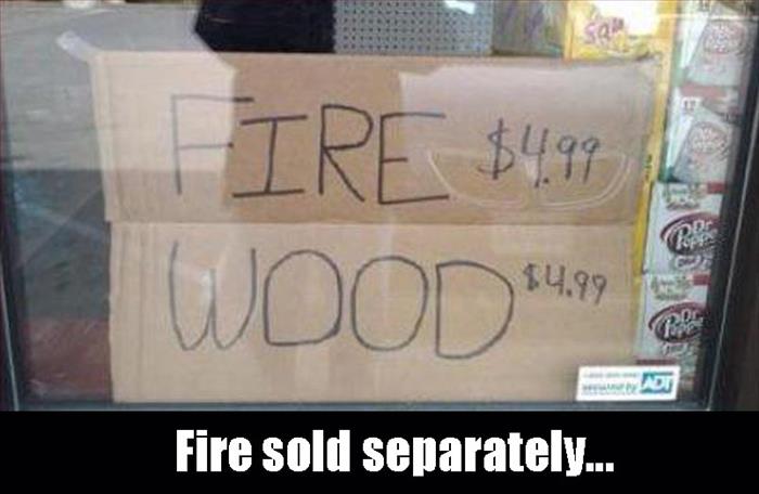 fire sold seperately