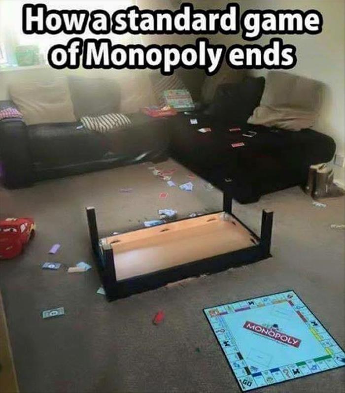 how monopoly ends