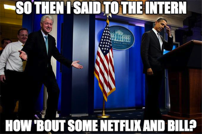 netflix and chill with bill clinton (2)