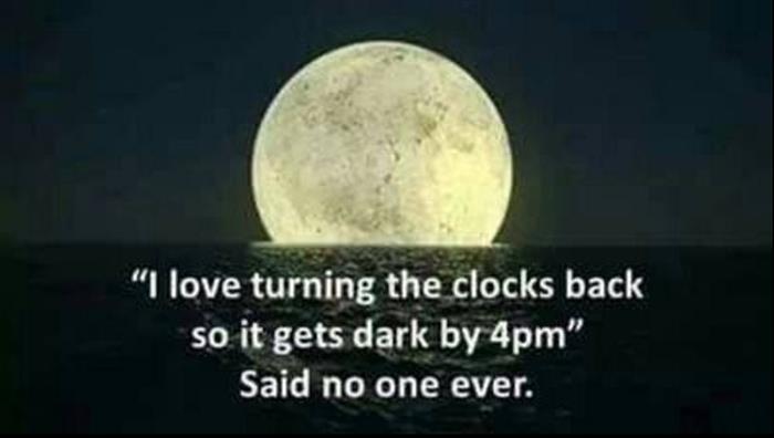 turn your clock back