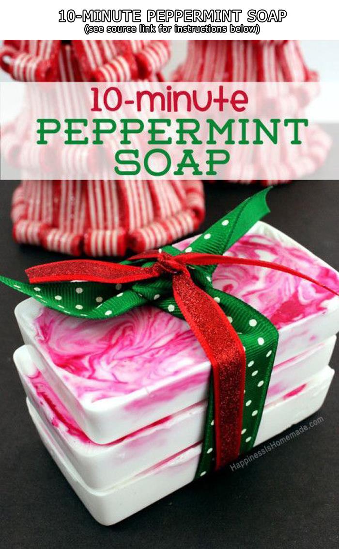10-Minute Peppermint Soap